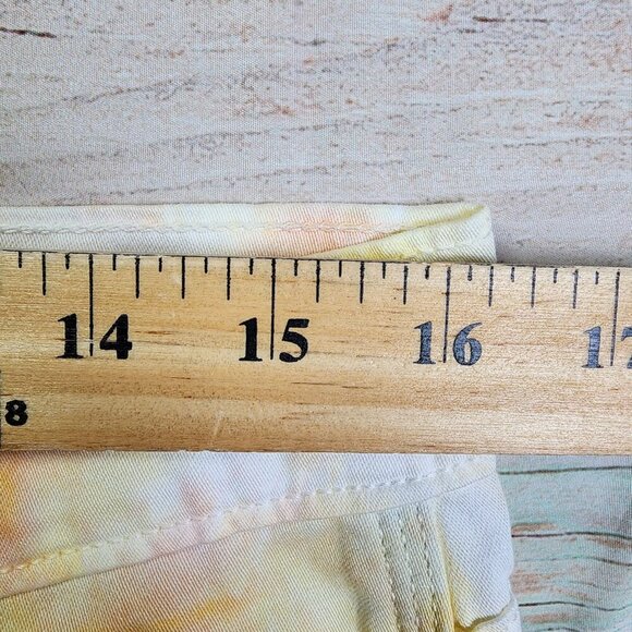 Levis Tie-Dye Jeans Size 32x30 Yellow & Orange Cotton Casual Relaxed F - Picture 11 of 15